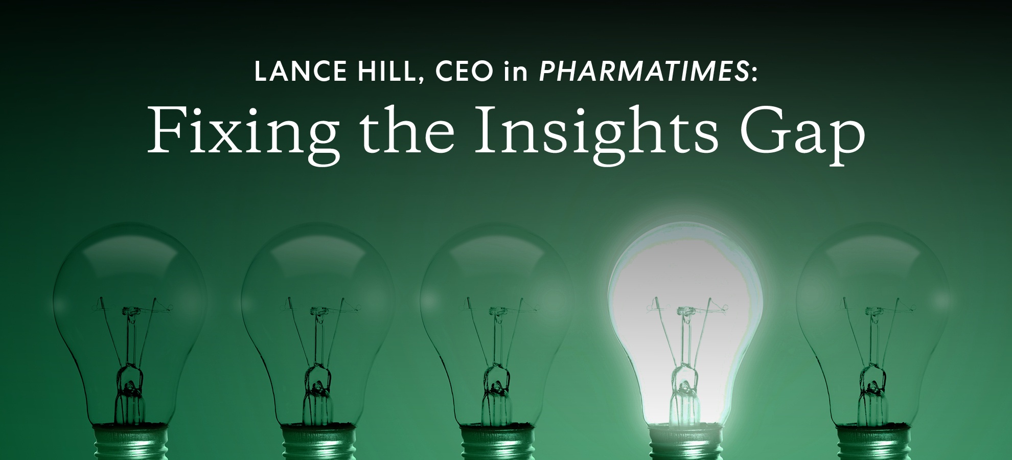 Within3 CEO Lance Hill on insights management in PharmaTimes