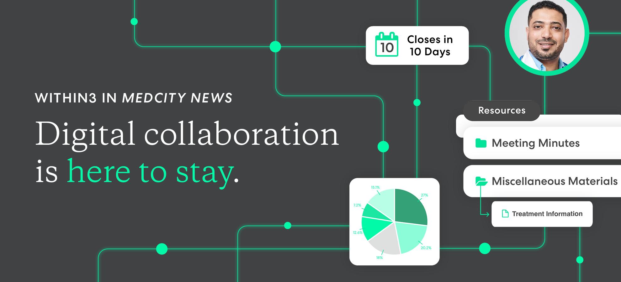 Within3 in MedCityNews: Digital collaboration here to stay for Pfizer, Merck, others