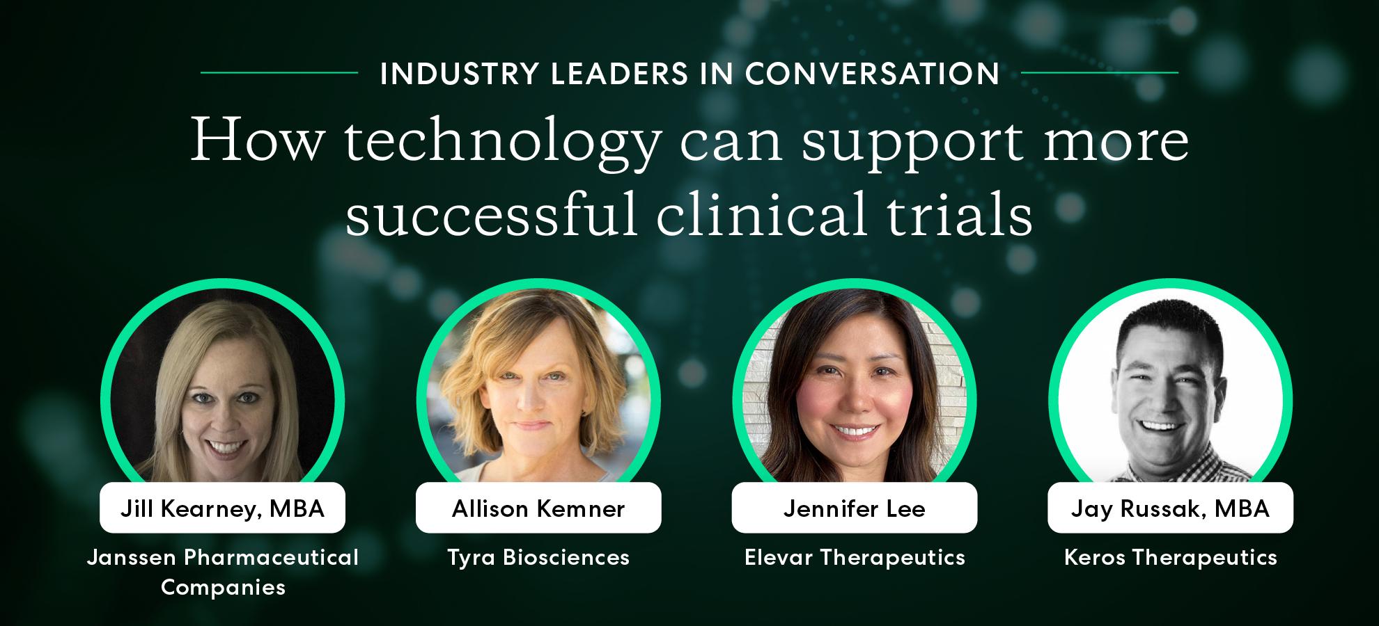 Industry leaders in conversation: how technology supports successful trials